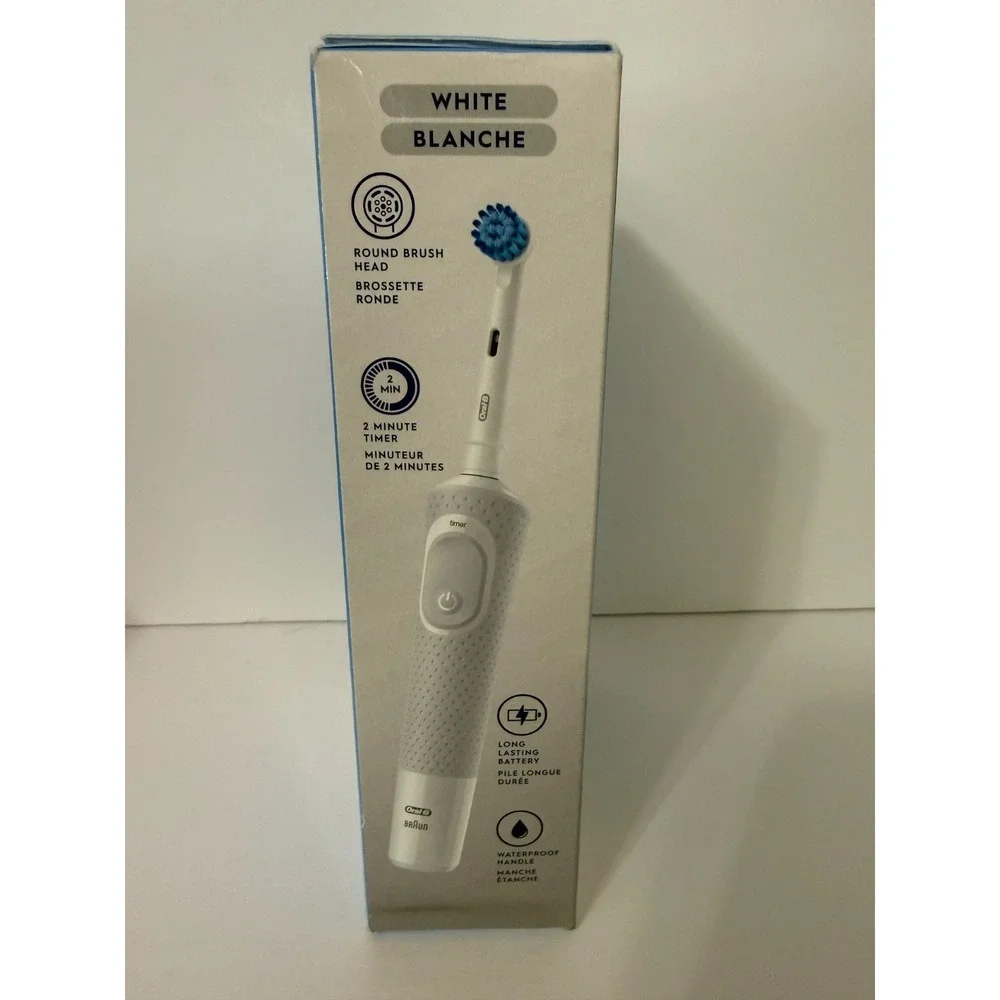 Oral-B Pro 300 Vitality Electric Toothbrush Rechargeable Oscillating Timer White